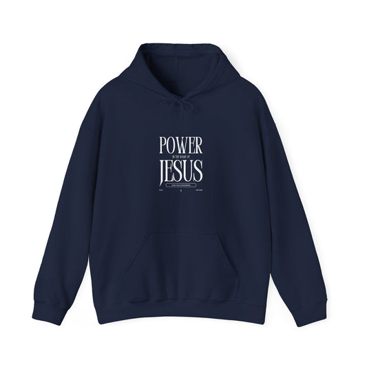 Fibres of Faith™ Power in the Name of Jesus Hoodie