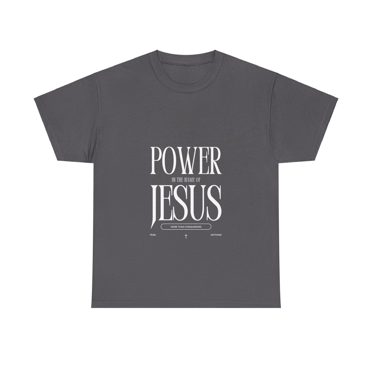 Fibres of Faith™ Power in the Name of Jesus T-shirt