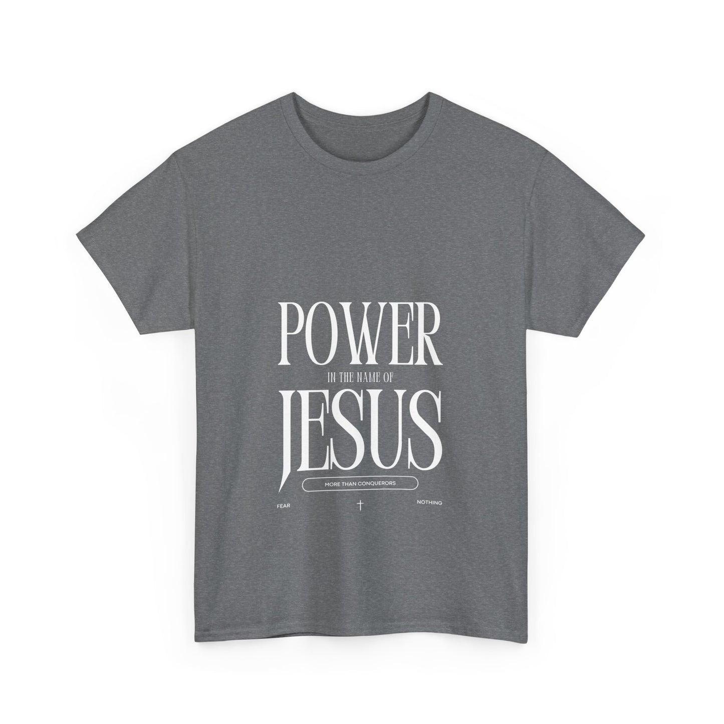 Fibres of Faith™ Power in the Name of Jesus T-shirt