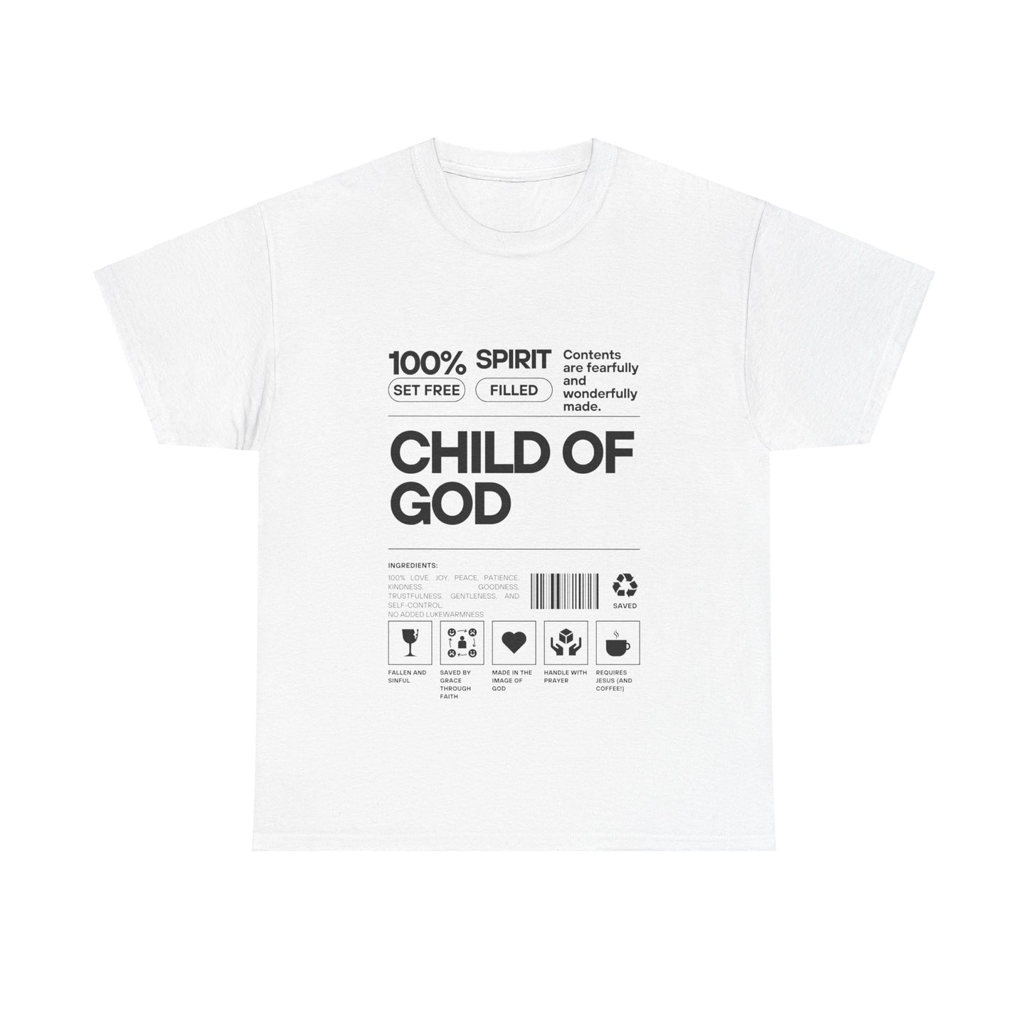 Fibres of Faith™ CHILD OF GOD T-shirt