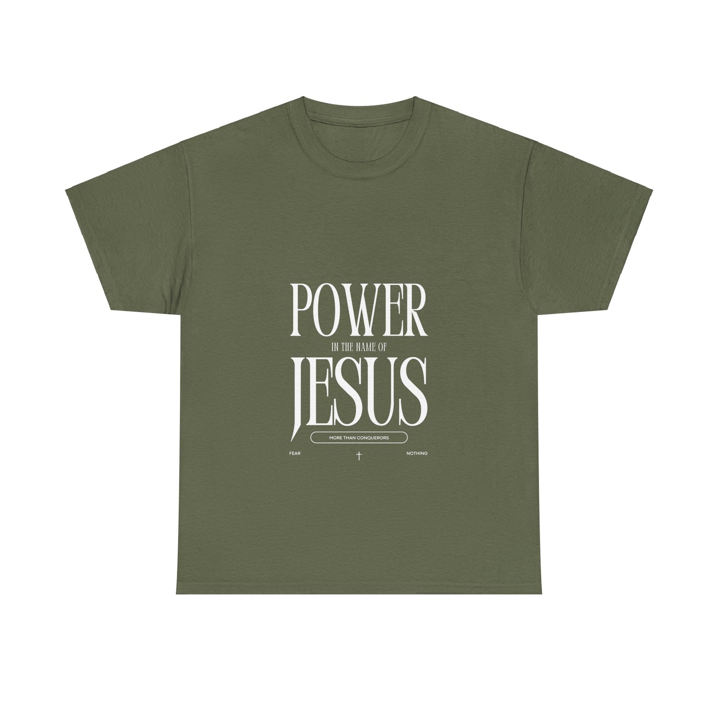 Fibres of Faith™ Power in the Name of Jesus T-shirt